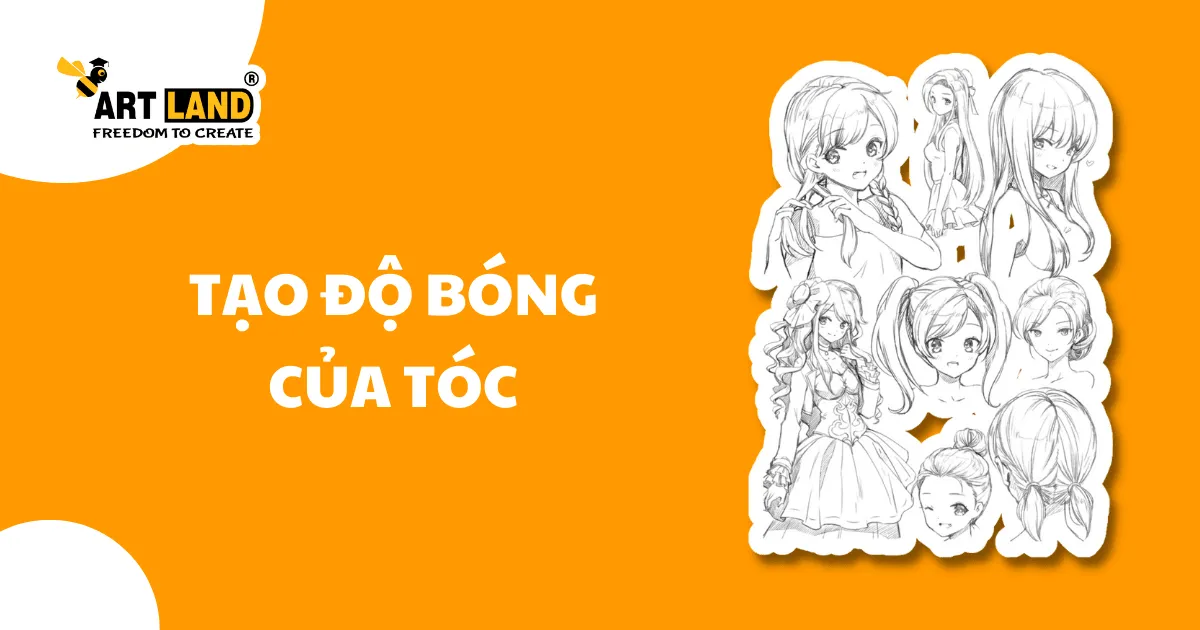 Kỹ thuật tạo độ bóng và điểm sáng cho kiểu tóc anime bằng tẩy
