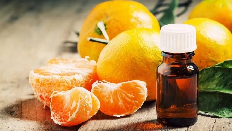 Những quả cam vàng tươi, nguyên liệu chính để tạo ra xịt khoáng hạ nhiệt, làm sạch và dưỡng trắng da.