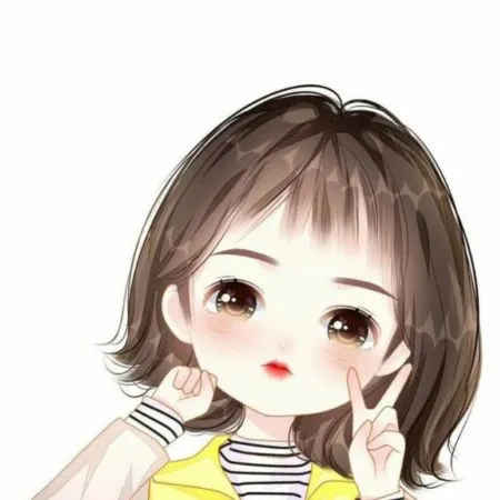 Ảnh đại diện nữ đáng yêu với mái tóc ngắn cá tính và nụ cười rạng rỡ