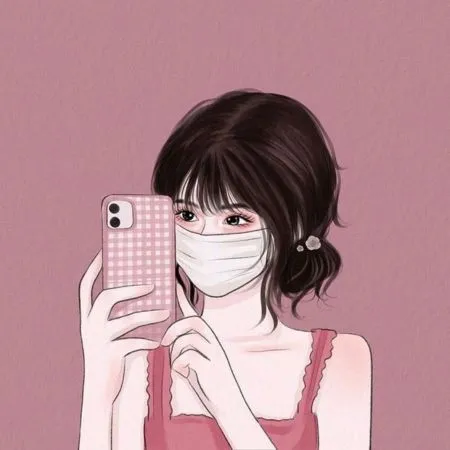 Ảnh avatar nữ ngầu biểu cảm lạnh lùng, phong cách thời trang đường phố