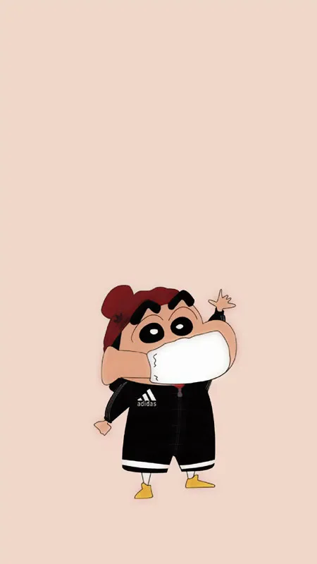 Hình nền Shin-chan hóa thân thành thám tử, đầy bí ẩn