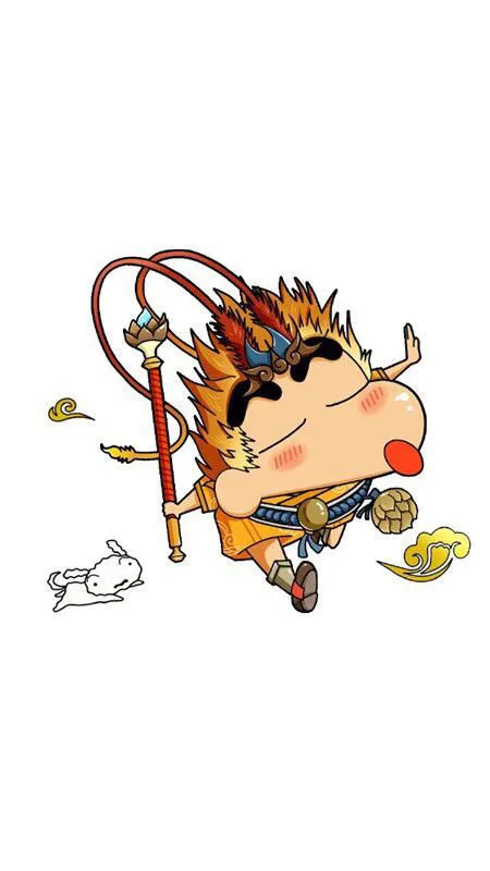 Hình nền Shin-chan hóa trang thành nhân vật game, cực chất
