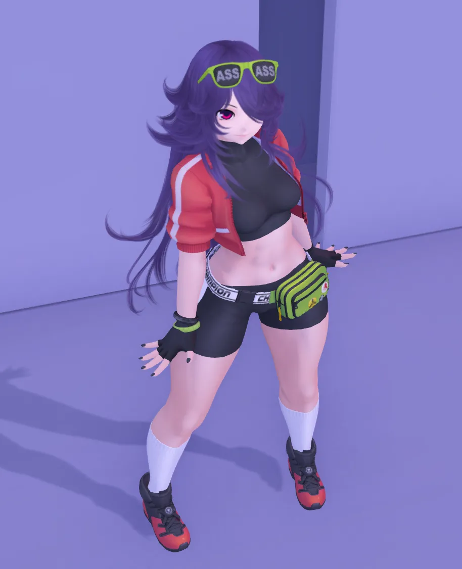 Mô hình body anime 3D đang trong quá trình phát triển