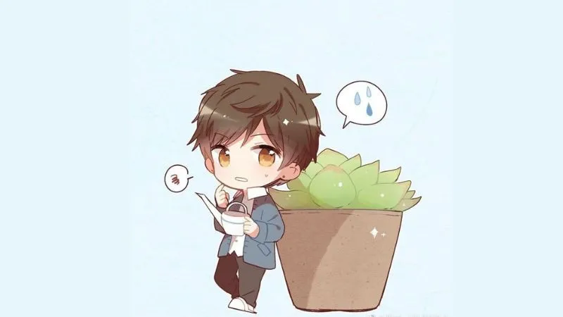 Gợi ý mẫu chibi nam đáng yêu với trang phục năng động