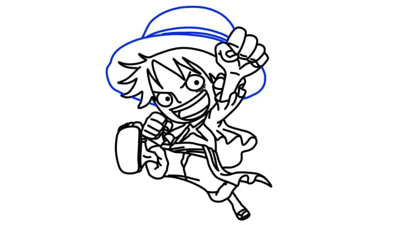 Thêm chiếc mũ rơm biểu tượng cho nhân vật Luffy chibi