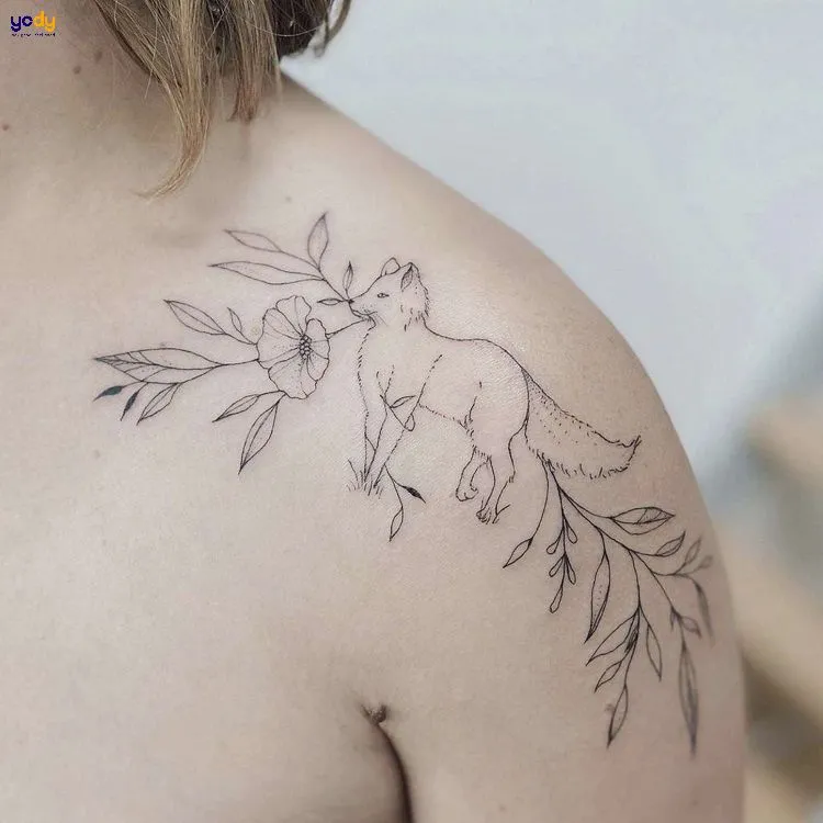 Vai là vị trí lý tưởng cho hình xăm nữ, dễ dàng khoe hoặc che đậy
