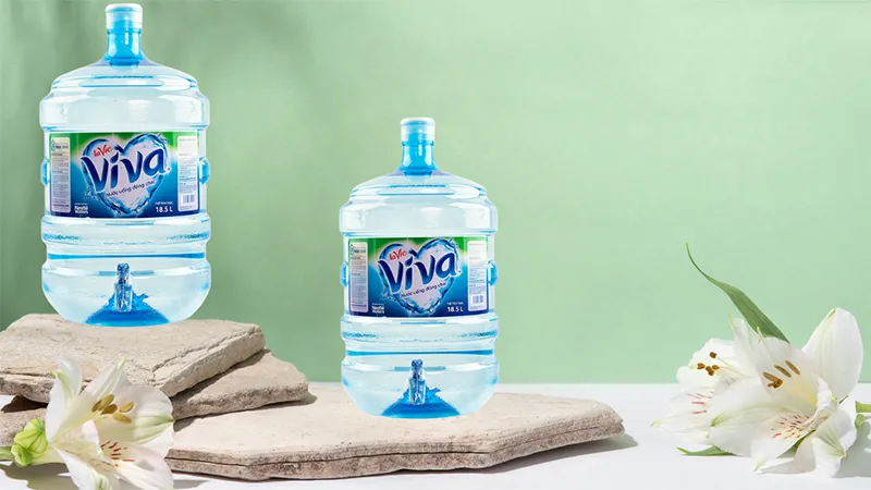 Bình Nước Tinh Khiết LaVie ViVa 18.5L có vòi tiện lợi