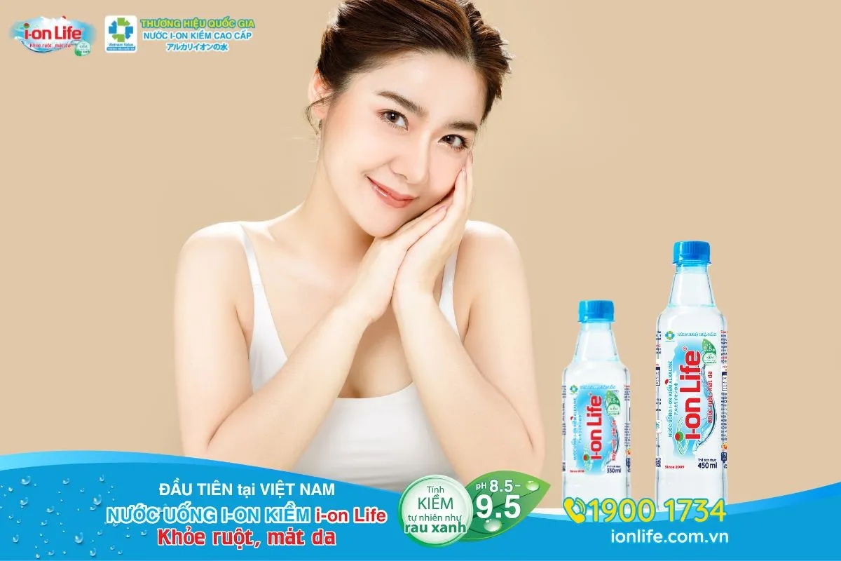 Hydrogen hoạt tính trong nước khoáng ion kiềm mang lại khả năng chống oxy hóa mạnh mẽ