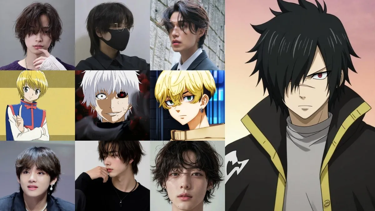 Kiểu tóc layer mái rũ phổ biến trong anime, thể hiện sự năng động và cá tính