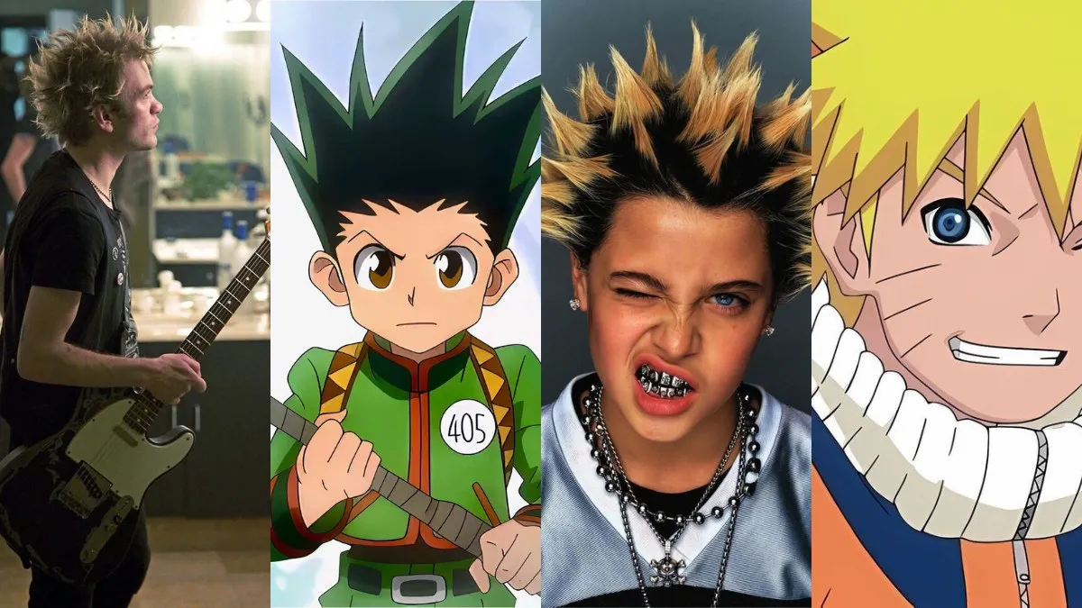 Tóc gai nhọn là biểu tượng của sự mạnh mẽ, cá tính trong thế giới anime