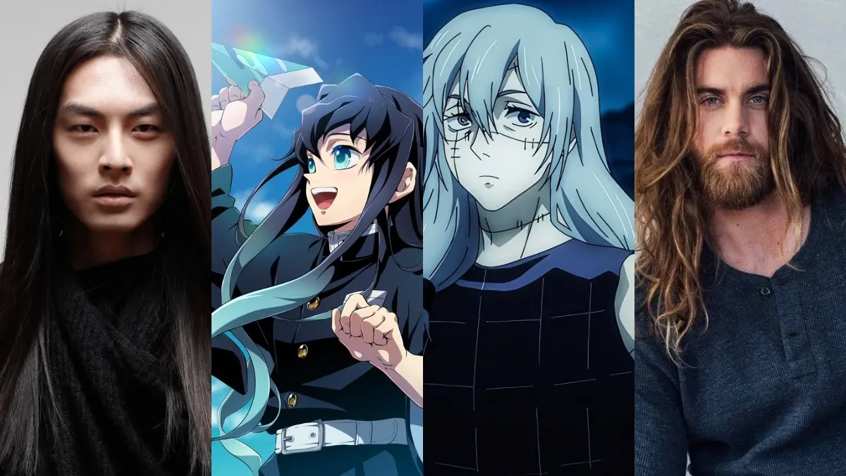 Tóc thẳng dài theo phong cách anime, đơn giản nhưng đầy cuốn hút