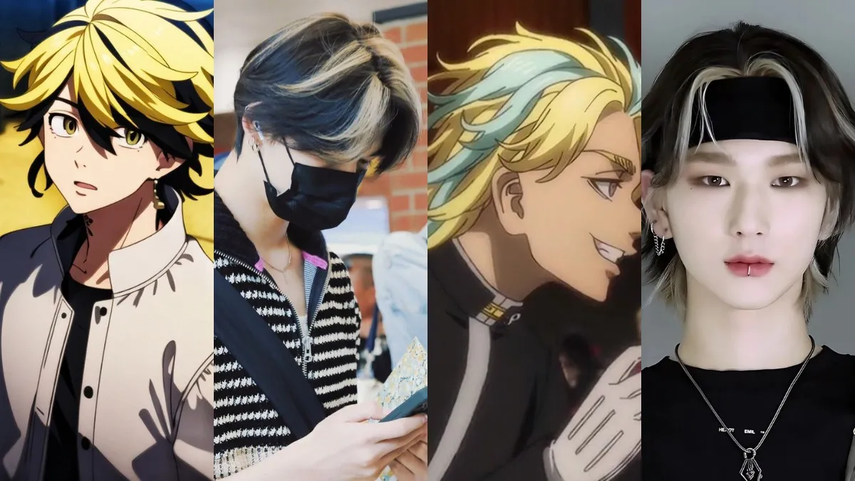 Highlight sặc sỡ, một phong cách tóc anime nam nổi bật, cá tính
