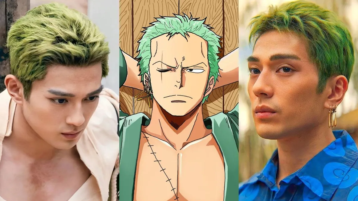 Kiểu tóc crewcut màu xanh lá đặc trưng của Zoro, toát lên vẻ mạnh mẽ