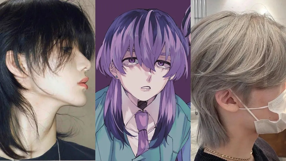Kiểu tóc mullet đuôi dài đậm chất anime, mang đến vẻ ngoài phá cách và độc đáo