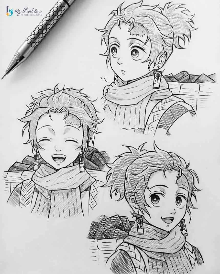 Tổng hợp các hình ảnh vẽ mũi anime nam đẹp với nhiều cá tính