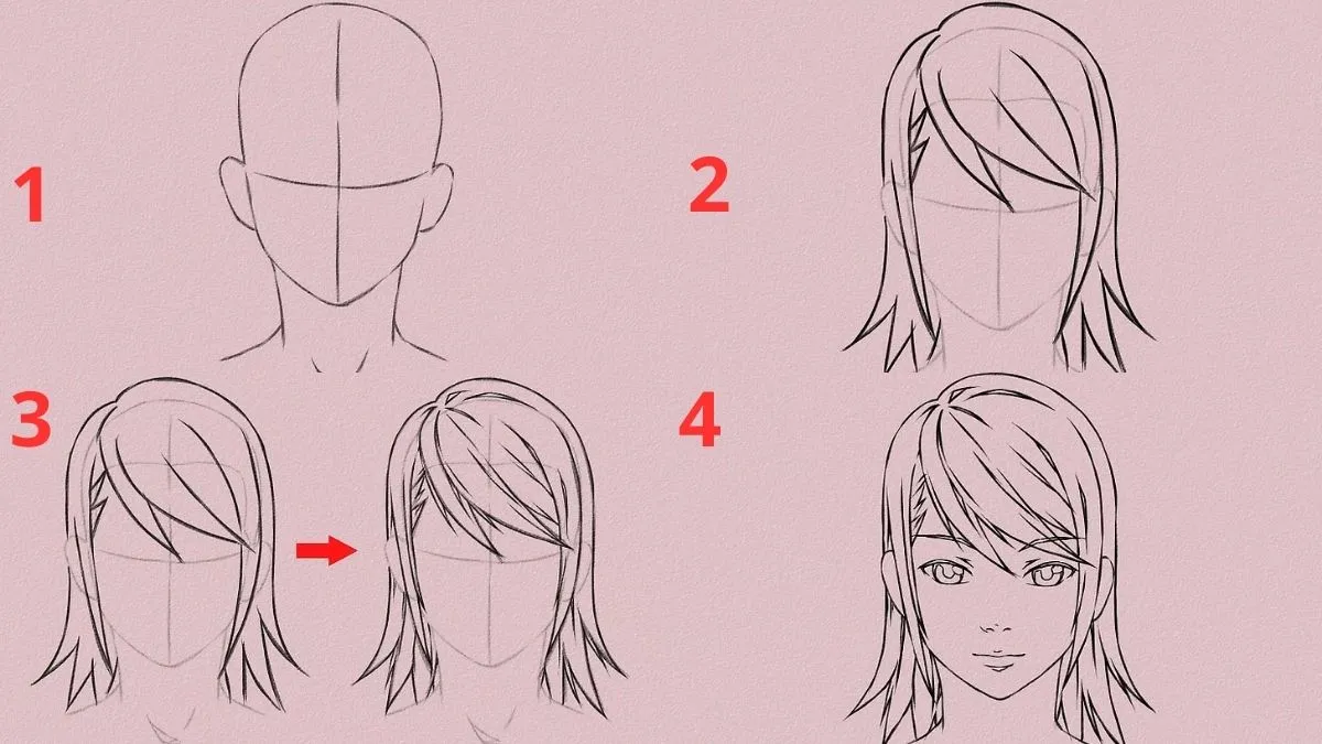 Tạo kiểu tóc anime cá tính, sắc sảo