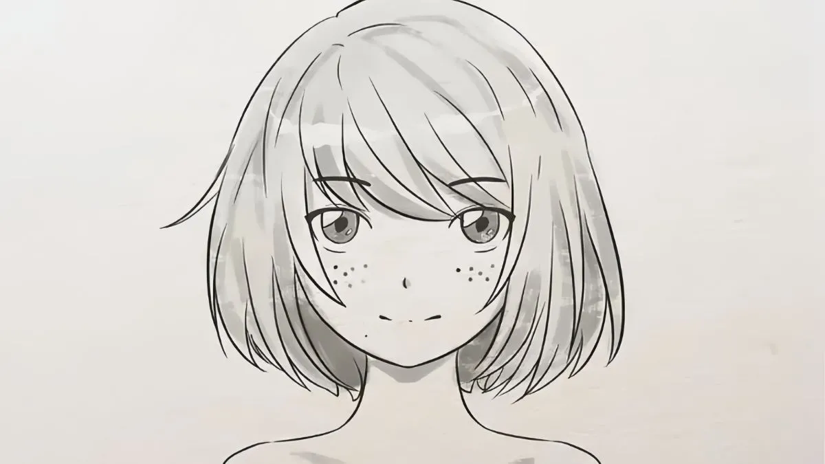 Thiết kế kiểu tóc và trang phục cho cô gái anime