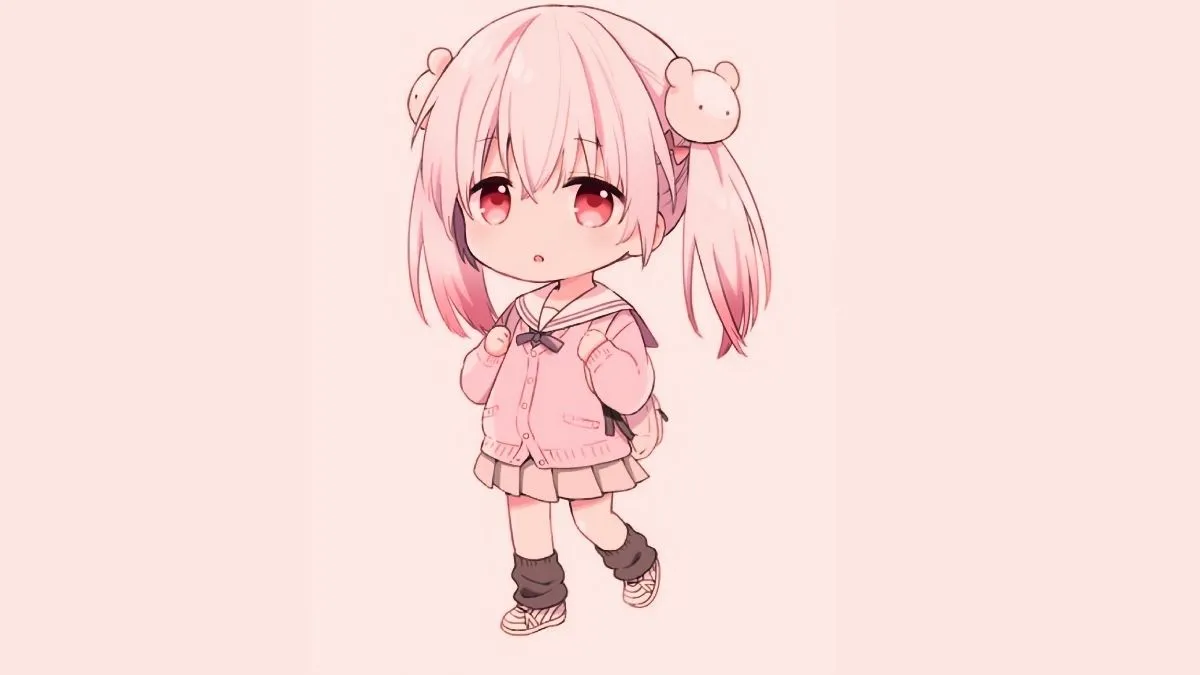 Cô gái anime chibi dễ thương