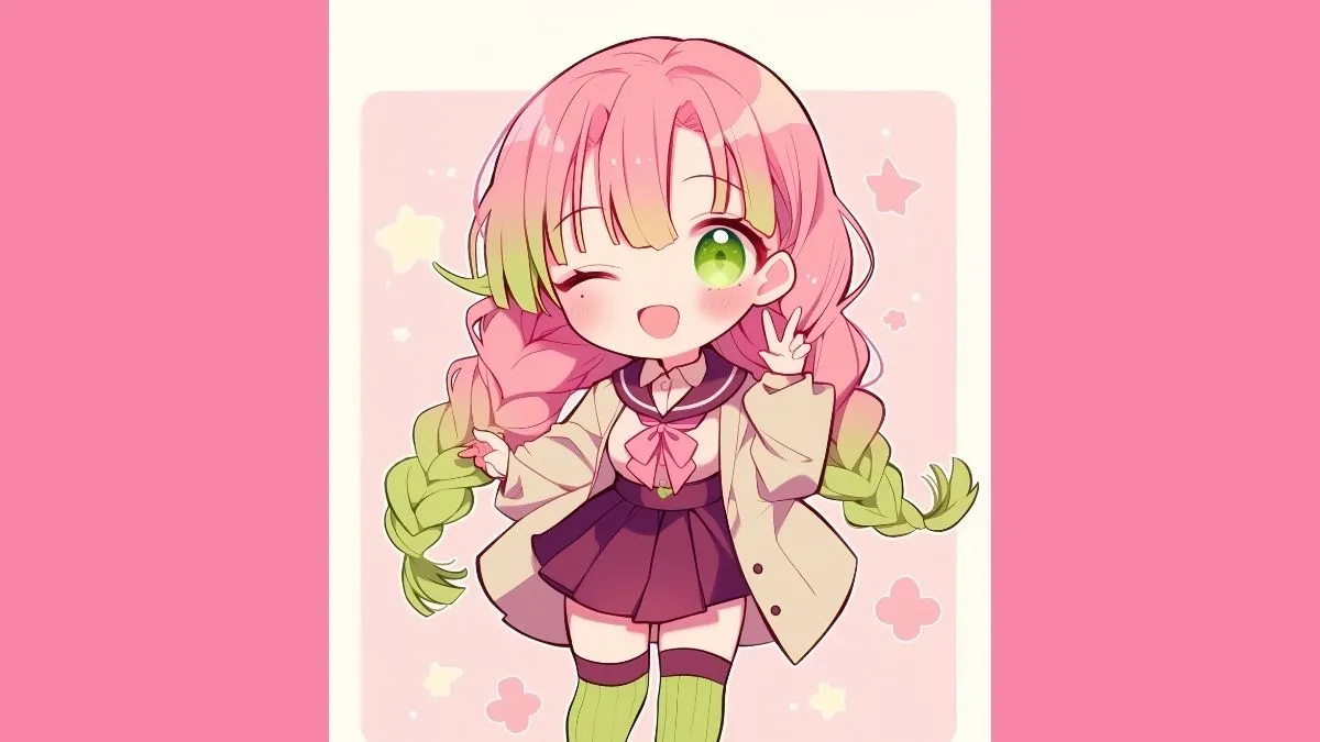 Anime nữ chibi xinh xắn