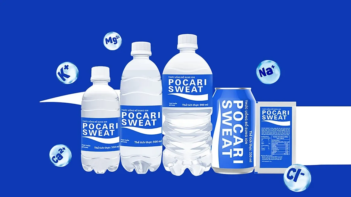 Pocari Sweat là một loại nước uống giải khát bổ sung ion và chất khoáng