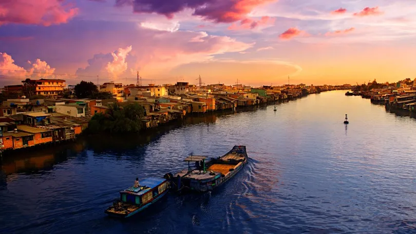 Sông Mekong chảy qua nhiều quốc gia Đông Nam Á