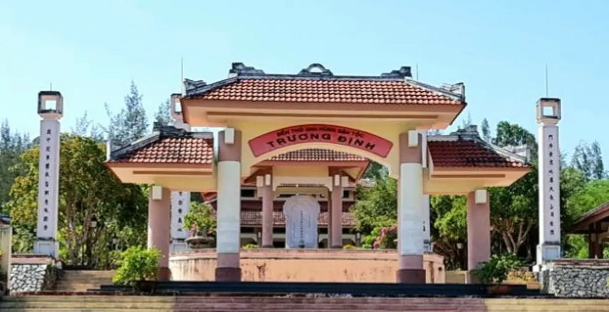 Đền thờ anh hùng Trương Định tại Quảng Ngãi