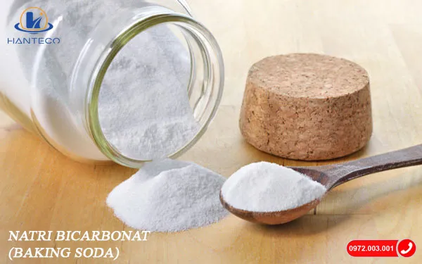 Hình dạng tinh thể màu trắng của hợp chất Natri Bicarbonat