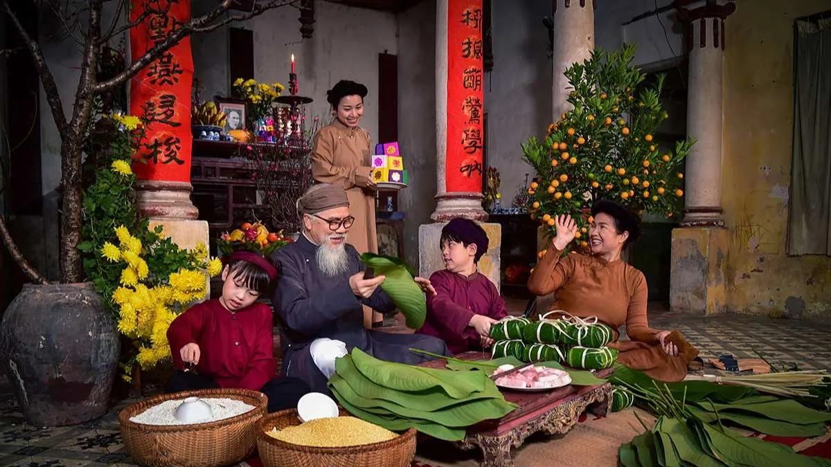 Phong tục làm bánh chưng