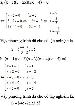 Giải phương trình tích với ba thừa số
