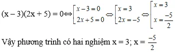Bài tập trắc nghiệm phương trình tích cơ bản