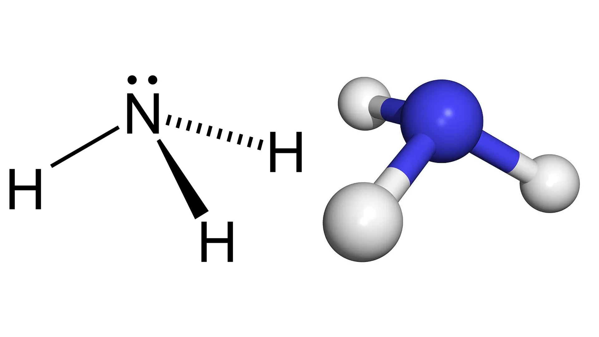 Công thức phân tử của Amoniac (NH3)