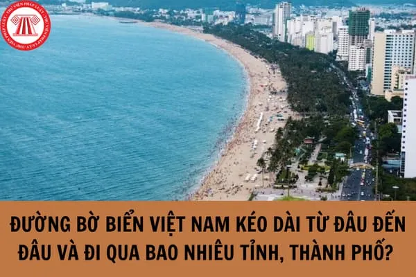 Bản đồ hành trình bờ biển Việt Nam từ Bắc vào Nam