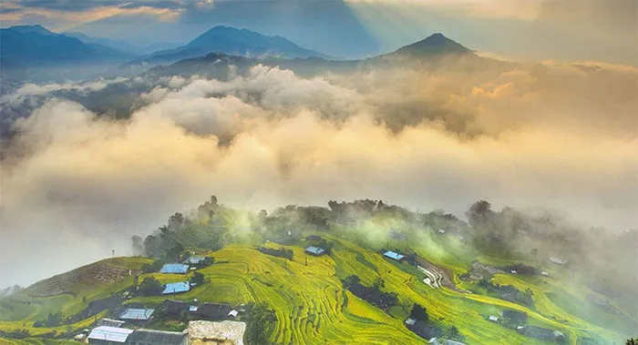 Minh họa về đặc điểm khí hậu nhiệt đới gió mùa của Việt Nam