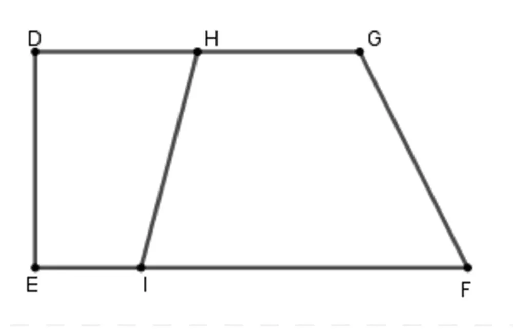 Hình có các tứ giác DEIH, HIFG, DEFG