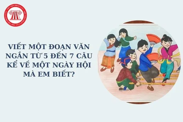 Hình minh họa yêu cầu viết đoạn văn ngắn ở tiểu học